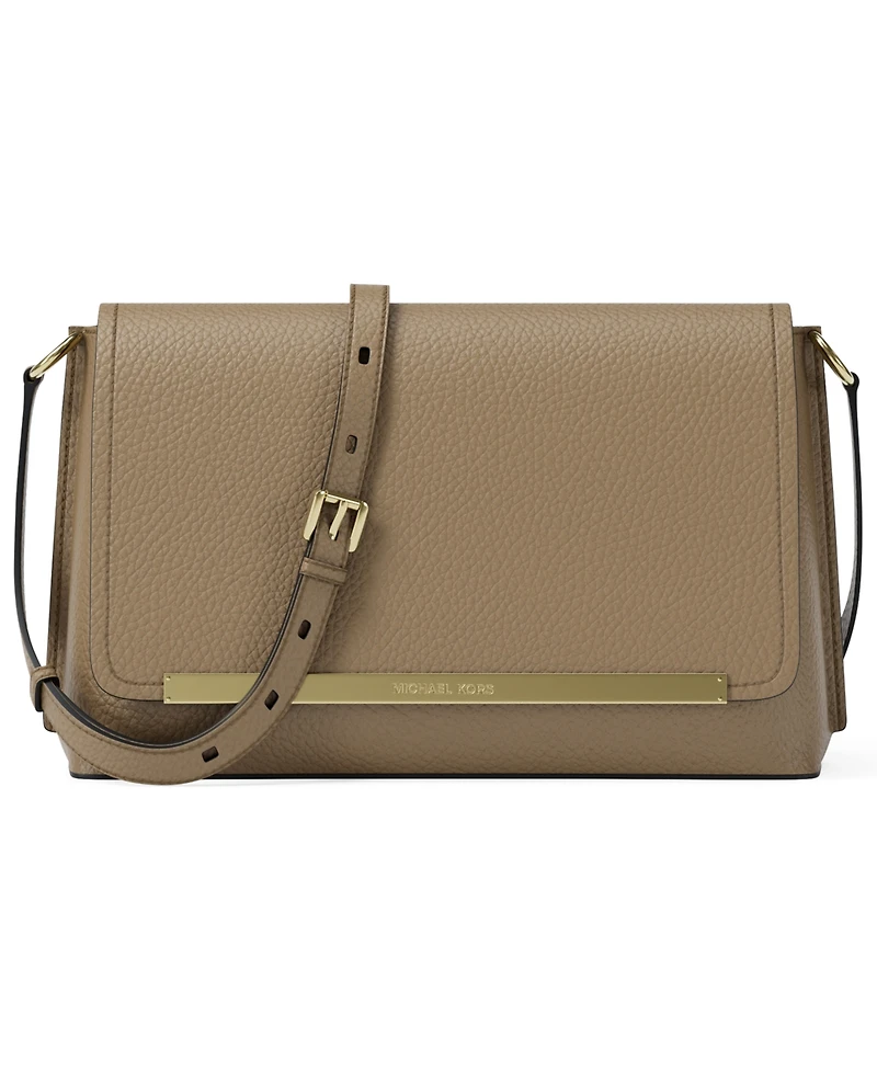 Michael Kors Women's Evelyn Medium Flap Crossbody Bag