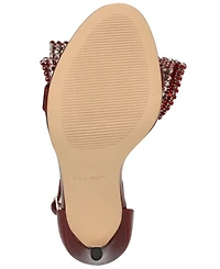 Nine West Women's Tansie Embellished High Stiletto Dress Sandals