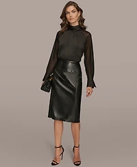 Donna Karan New York Women's Seamed Pencil Skirt