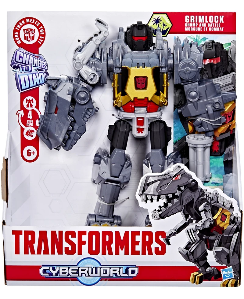 Transformers Cyberworld Grimlock Chomp and Battle