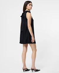 French Connection Women's Ennis Satin Micro Mini Babydoll Dress