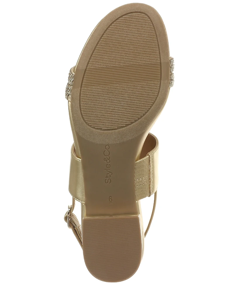 Style & Co Women's Selbiee Block Heel Sandals, Created for Macy's