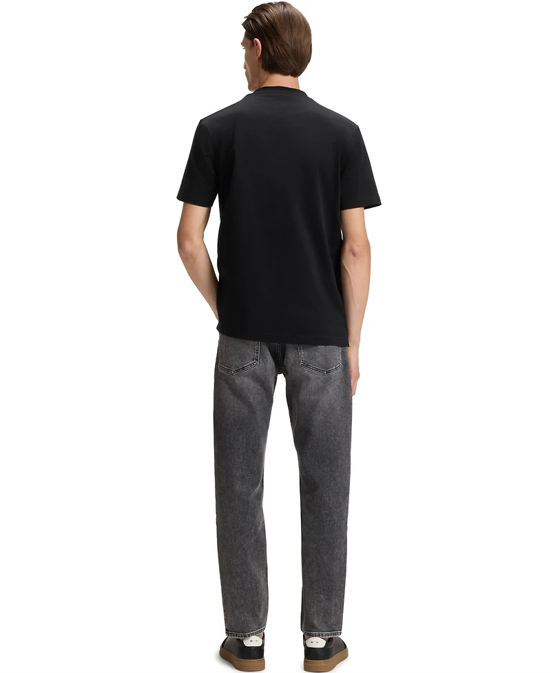 Boss by Hugo Men's Micro Pattern Mercerized-Cotton T-Shirt