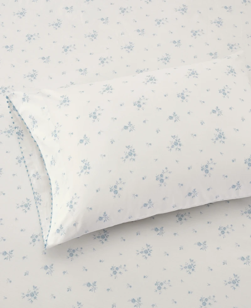 Sunham Callie Floral 200-Thread Count 4-Pc. Sheet Set