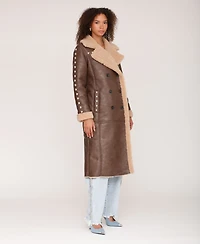 Avec Les Filles Women's Spread Collar Coat