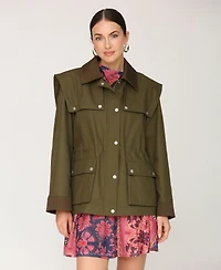 Avec Les Filles Women's Utility Cape Anorak