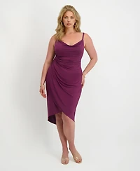 Siena Plus Cowl Neck Slip Dress