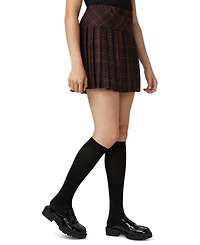 Hue Women's Flat Knit Knee High Socks 3 Pair Pack
