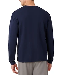 Lacoste Men's Small Croc Thermal Long Sleeve T-Shirt
