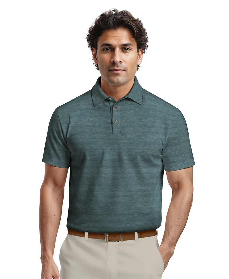Pga Tour Men's Textured Polo Shirt