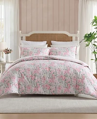 Laura Ashley Heather Garden 3-Pc. Comforter Set, King