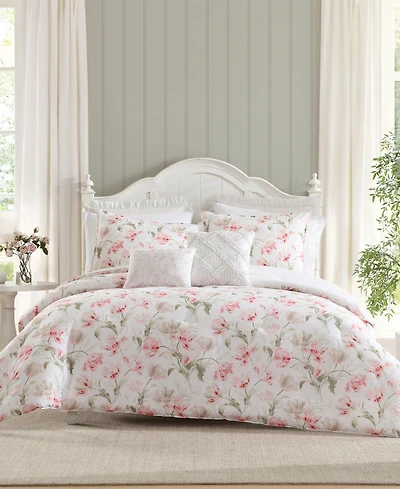 Laura Ashley Gosford Cotton 7-Pc. Comforter Set, King
