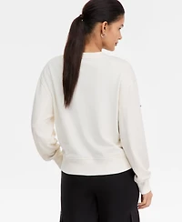 I.n.c. International Concepts Women's Embellished French Terry Sweatshirt, Macy's Exclusive