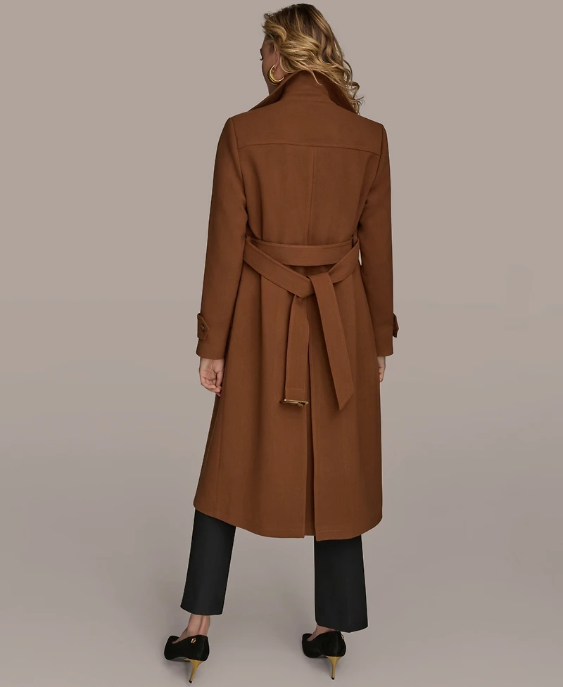 Donna Karan New York Women's Belted Notched-Collar Trench Coat