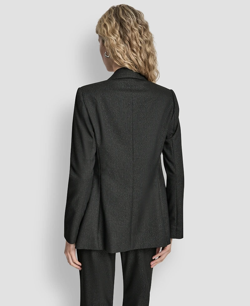 Dkny Women's Double Breasted Long Sleeve Blazer