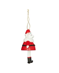 Spode Kit Kemp Christmas Bell Santa Mouse Ornament