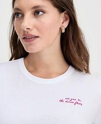 On 34th Women's Knit See You the Dance Floor Graphic T-Shirt, Macy's Exclusive