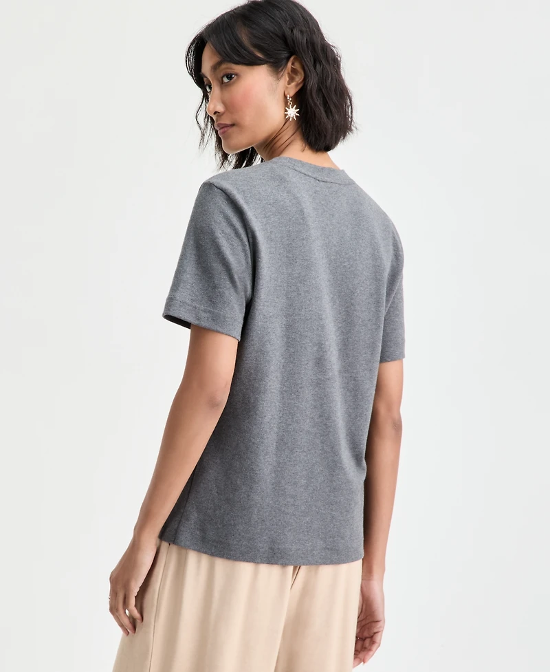 On 34th Women's Scattered Paillette T-Shirt, Macy's Exclusive