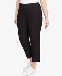 Ruby Rd. Plus Smooth Silky Tech Knit Ankle Pants