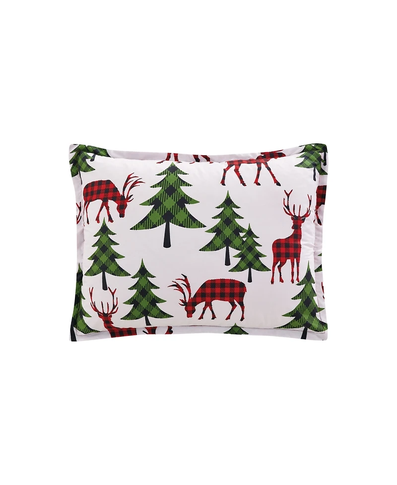 Sunham Plaid Deer Reversible 3-Pc. Comforter Sets