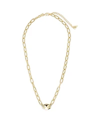 Sterling Forever Bliss Cubic Zirconia Anchor Chain Necklace
