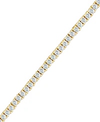 Sterling Forever Mirabell Cubic Zirconia Tennis Bracelet