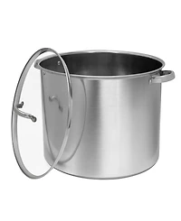 Sedona Kitchen Stainless Steel 27-Quart Stock Pot with Glass Lid