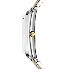 Michael Kors Women's Essex Three-Hand Two-Tone Stainless Steel Watch, 26x36mm
