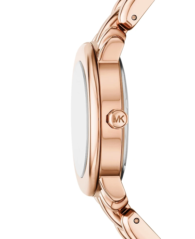 Michael Kors Women's Phoebe Three-Hand Rose Gold-Tone Stainless Steel Watch, 36mm