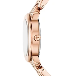 Michael Kors Women's Phoebe Three-Hand Rose Gold-Tone Stainless Steel Watch, 36mm