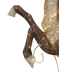 Puleo 72" Pre-Lit Outdoor Elk with Warm White Twinkling Led Lights