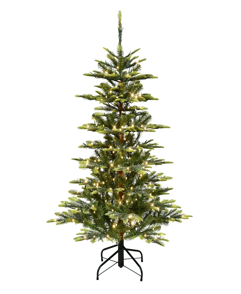Puleo 4.5' Pre-Lit Artificial Aspen Fir Tree
