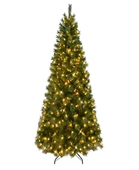 Puleo 7.5' Pre-Lit Artificial Wyoming Pine Tree with Multi-Function Led Lights