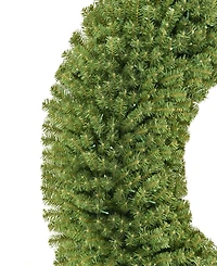 Puleo 60" Pre-Lit Artificial Utah Spruce Wreath with Warm White Led Lights