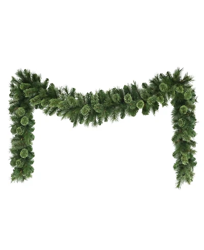 Puleo 9' x 10" Artificial Teton Pine Christmas Garland