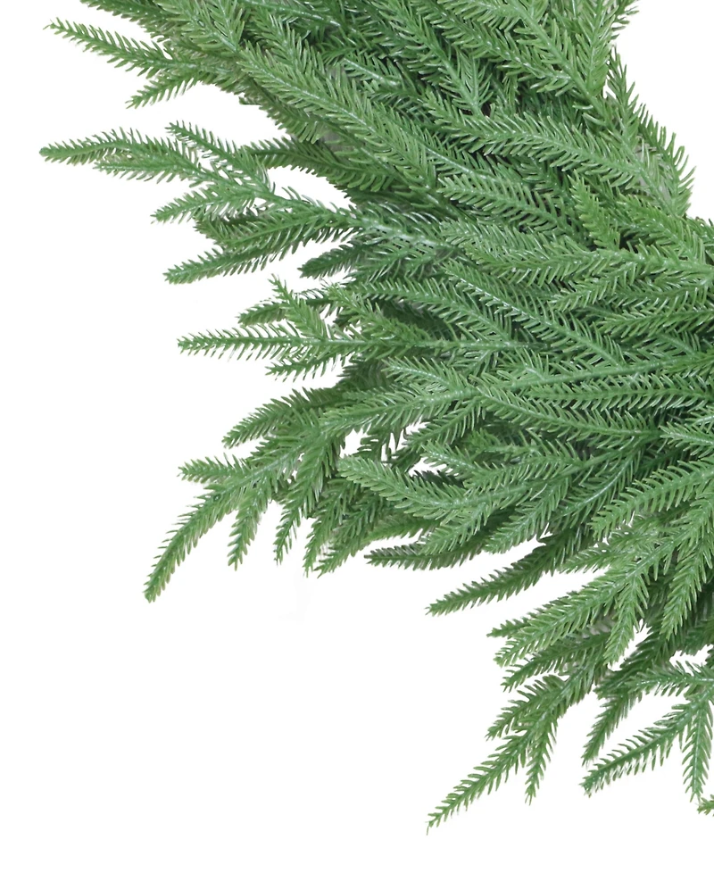 Puleo 24" Soft Unlit Artificial Christmas Wreath