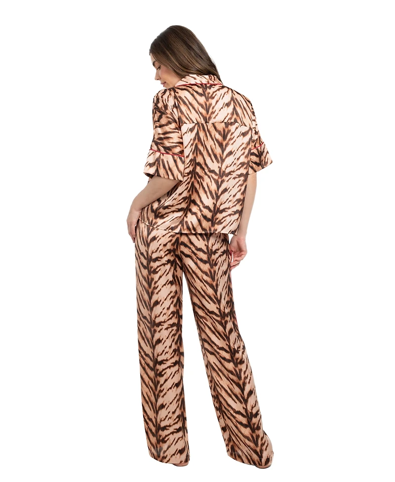 Midnight Bakery Women's 2-Piece Printed Pajama Set