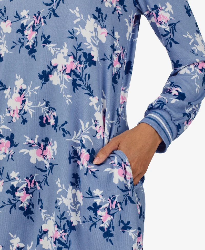 Ellen Tracy Women's Long Sleeve Sleepshirt