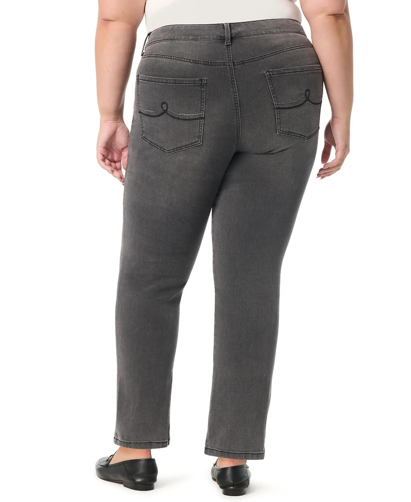 Gloria Vanderbilt Plus Tummy Sculpt Straight Jeans