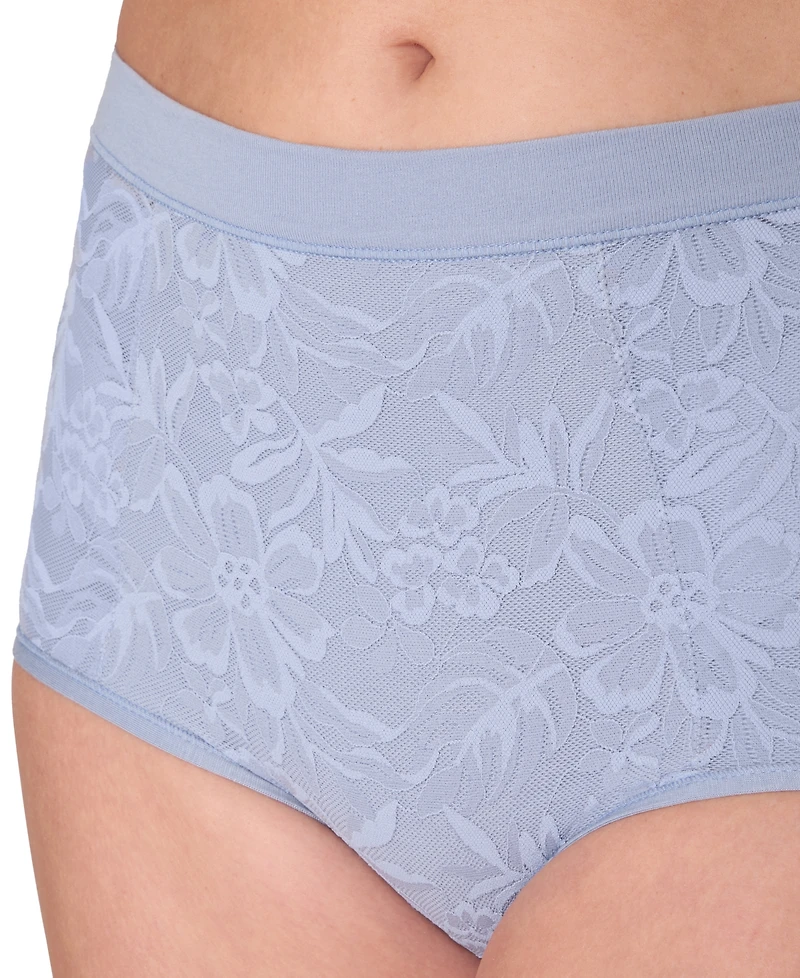 Bali Women's Breathe Lace High-Rise Brief Underwear Dfclbf
