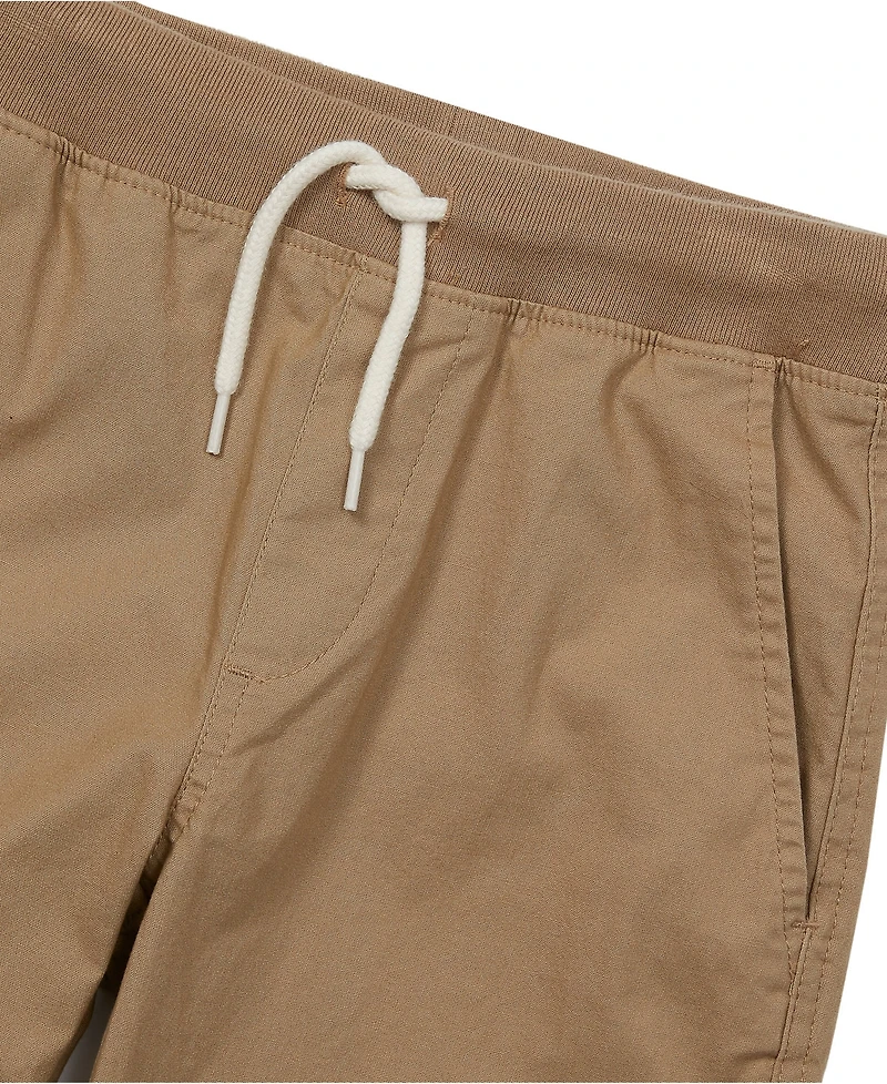 Lands' End Boys Stretch Soft Rib Waist Iron Knee Pull On Pants