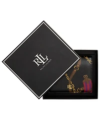 Lauren Ralph Lauren Women's Boxed Printed Snap Wallet