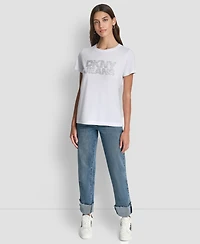 Dkny Jeans Women's Short Sleeve Crewneck T-shirt