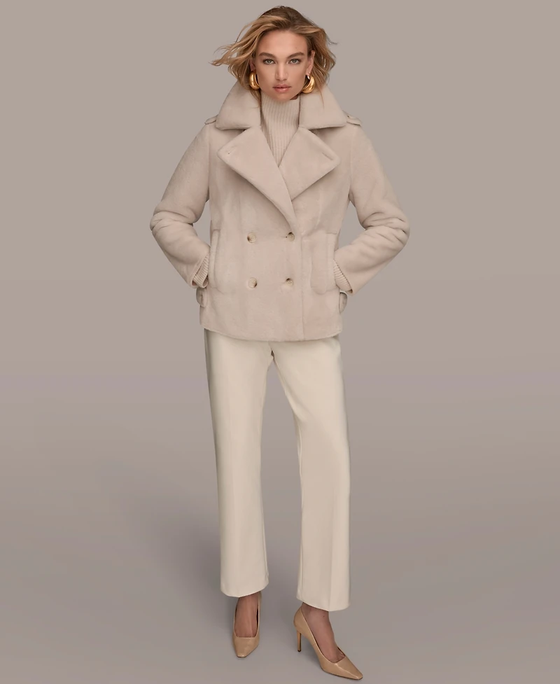 Donna Karan New York Women's Double-Breasted Coat