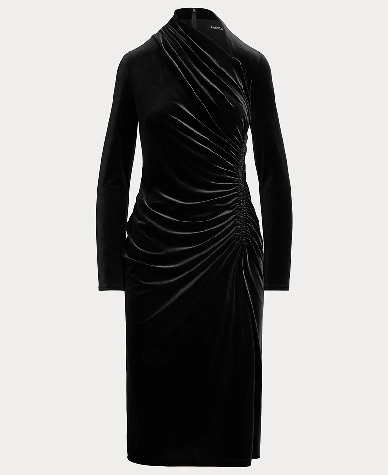 Lauren Ralph Women's Asymmetrical Neck Dress