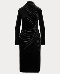 Lauren Ralph Women's Asymmetrical Neck Dress