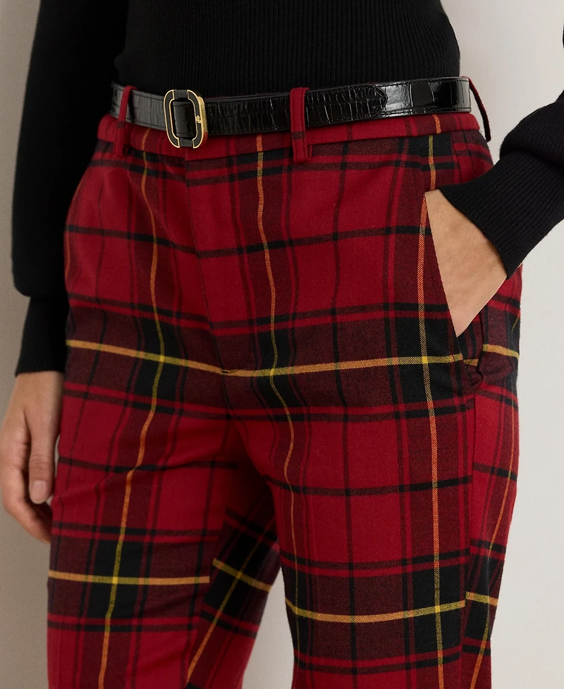 Lauren Ralph Lauren Women's Plaid Cropped Pants