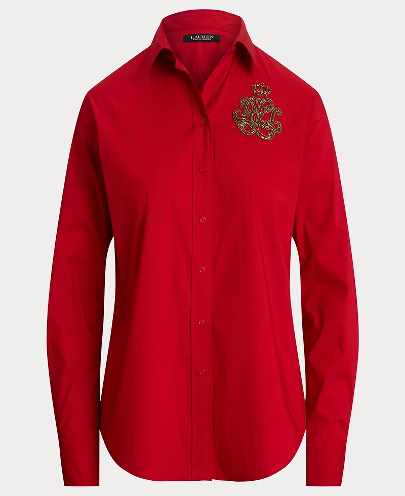 Lauren Ralph Women's Classic-Fit Logo Shirt