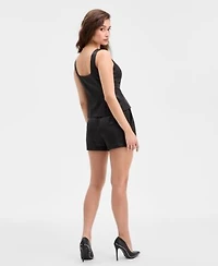 Guess Jemma Zippered Vest Jemma Tuxedo Shorts