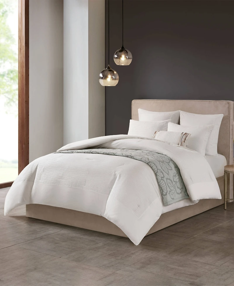N Natori Hanae Yarn-Dyed 3-Pc. Comforter Set, Full/Queen